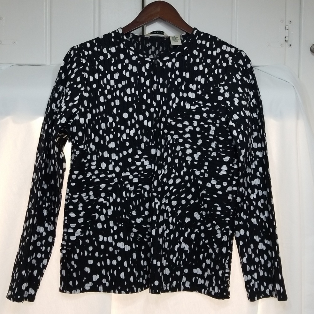 Laura Ashley size small black and white jacket